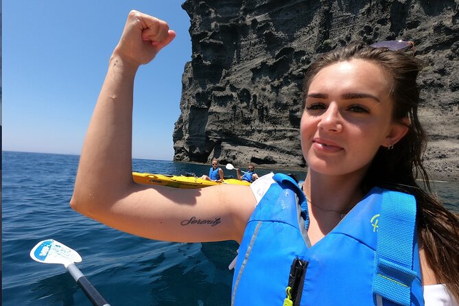 Small-Group Santorini Sea Caves Kayak Trip with Snorkeling & Picnic - Picnic by the beach: local organic food after you paddle
