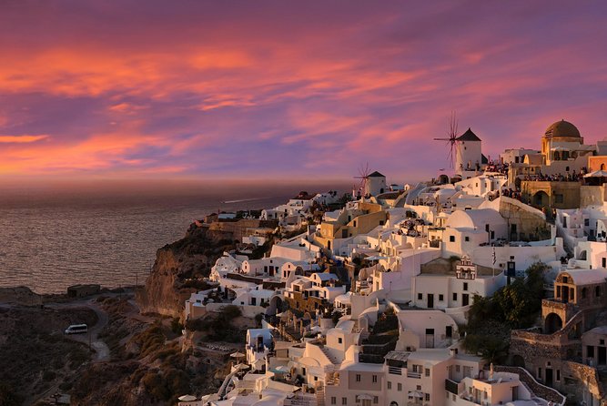 Sunset In Oia & Traditional Villages Bus Tour - Stop 3: Pyrgos Kallistis, Skaros ruins nearby, and a viewpoint climb