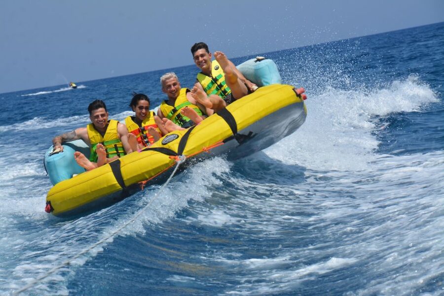 Thrill Waves Tubing at Perivolos Beach, Santorini - How the Self-Guided Tubing Works on the Aegean