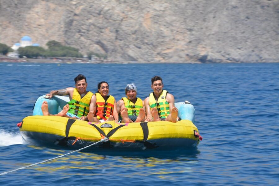 Thrill Waves Tubing at Perivolos Beach, Santorini - Facilities You Actually Use: Shower, Parking, and Lockers