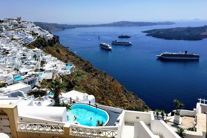 Top Santorini Attractions Highlights Day Tour with Host - Pyrgos Castle area: Santorini’s highest settlement