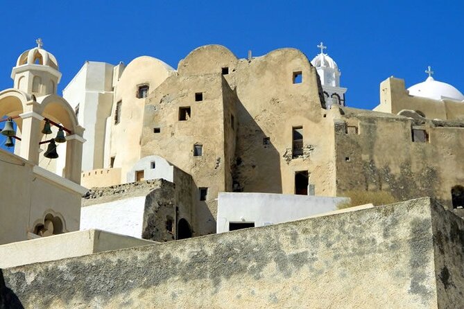 Traditional Villages & Akrotiri Excavations: Private Tour - Megalochori: Traditional Cycladic Forms Built into Volcanic Rock