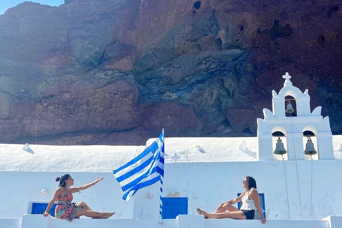 True Santorini Experience Day Tour - Indian Rock and Red Beach: Volcanic Drama in Color