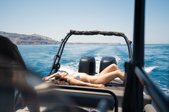 Unique Half-Day Private Motor Boat Cruise in Santorini - Price and what you actually get for a group up to 8